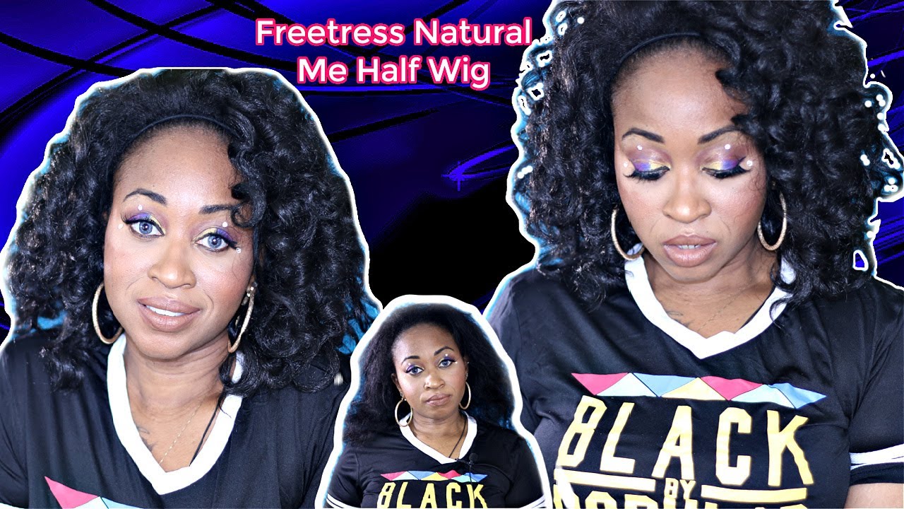 Freetress Natural Me Wig || Under $20 Half Wig With & Without Headband 👑   | EmpressHairLukz 👑