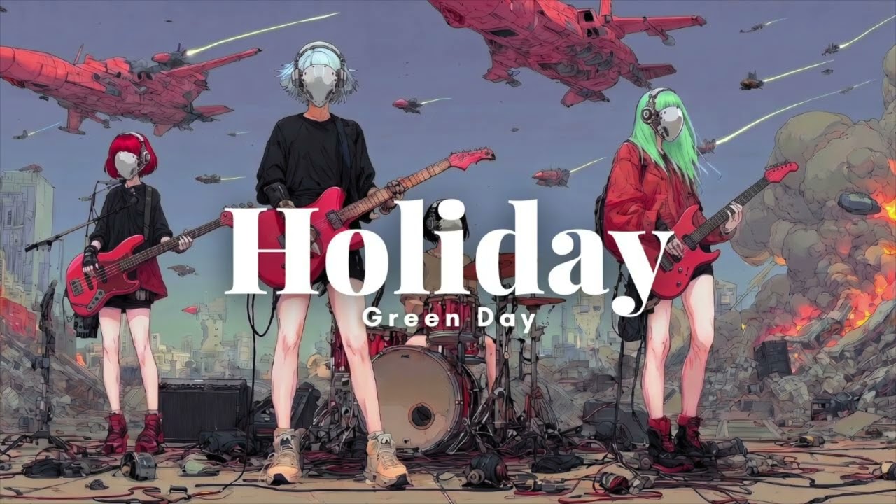 Green Day - Holiday  (Girls Rock Cover)ーJet City Bug verー