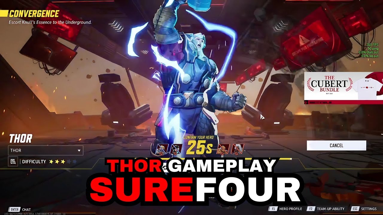 SURETHOR IS BACK! SUREFOUR TOP 500 THOR GAMEPLAY! - MARVEL RIVALS SEASON 1 new patch!