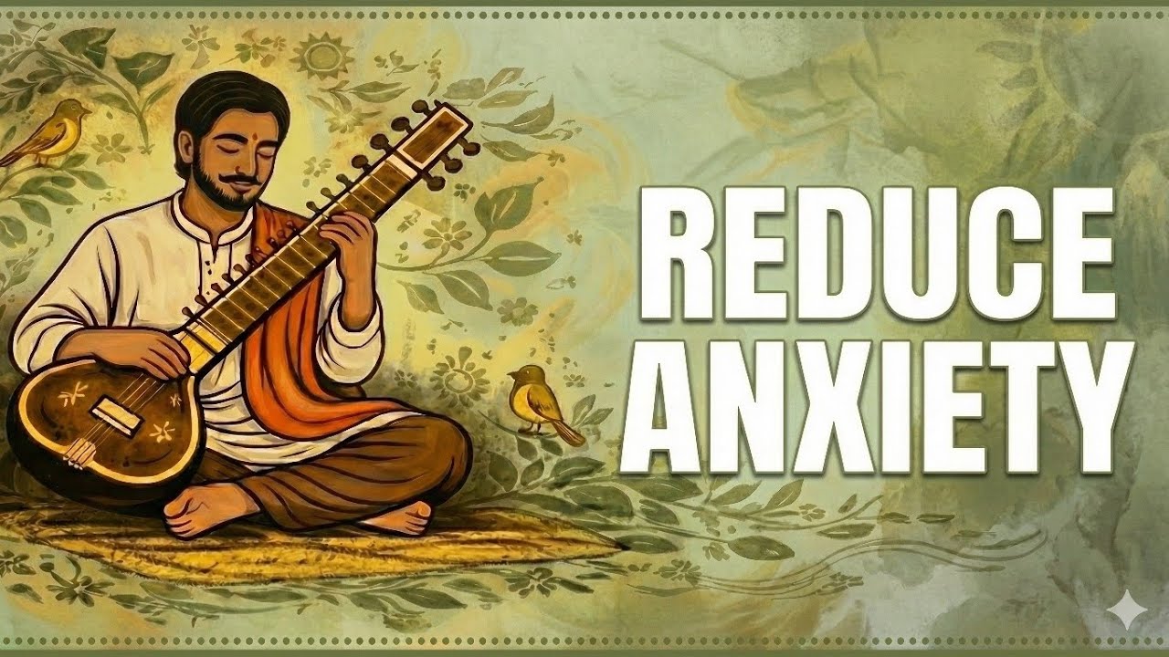 Stop Overthinking Now | Sitar Music to Reduce Anxiety & Calm Your Mind 