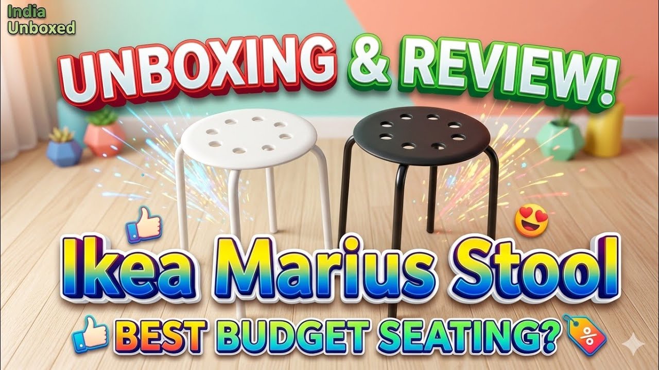 Ikea Marius Stool#Indiaunboxed#ikea