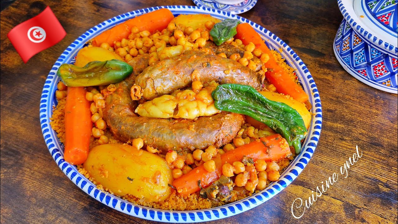 كسكسي تونسي بالعصبان طريقة ساهلة للمبتدئين couscous tunisien aux osbans
