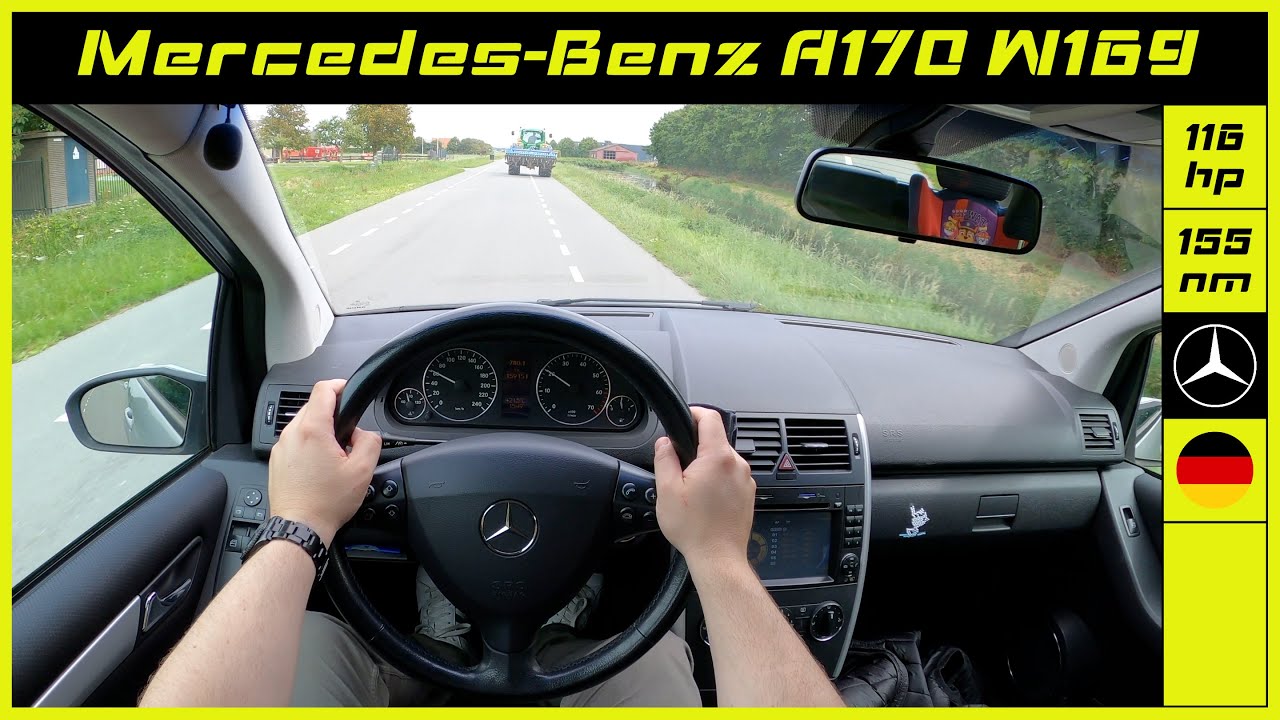 Mercedes-Benz | A170 W169 | 2005 | Onboard POV test drive
