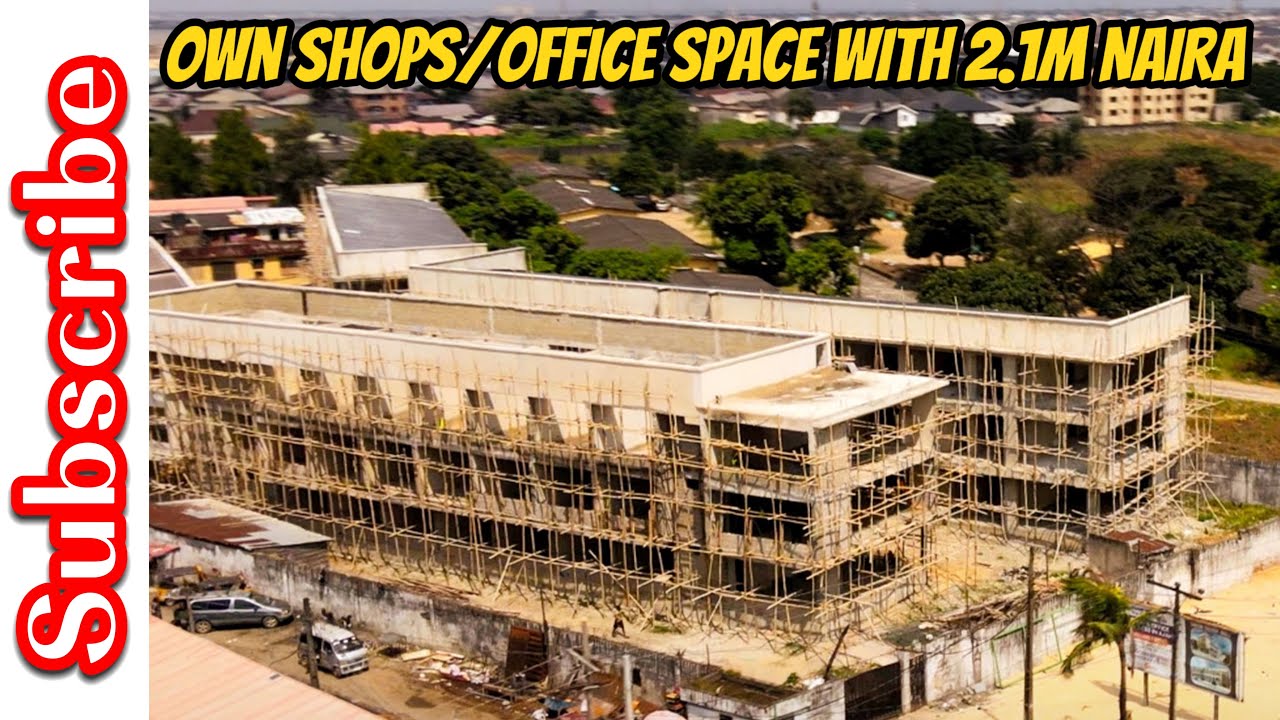 SHOPS & OFFICE SPACES FOR SALE IN AJAH LEKKI LAGOS NIGERIA | AJAH MARKET HUB