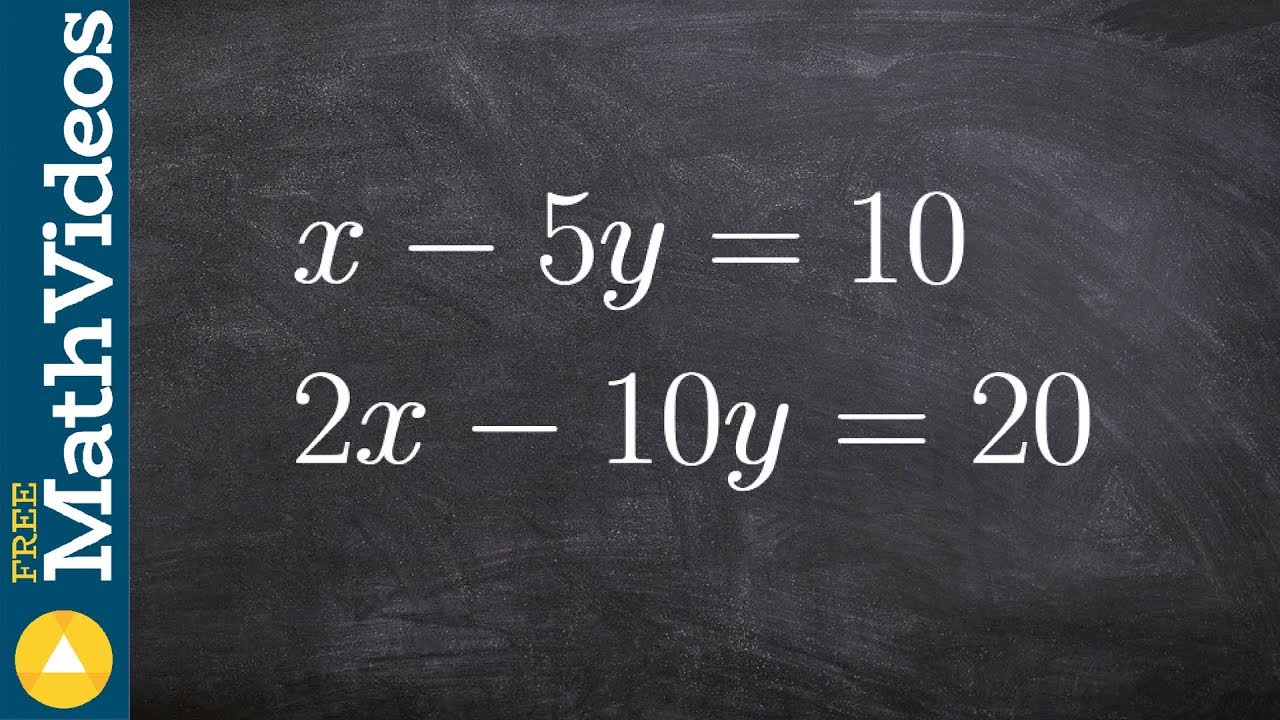 How to solve a system of equations with infinite many solutions