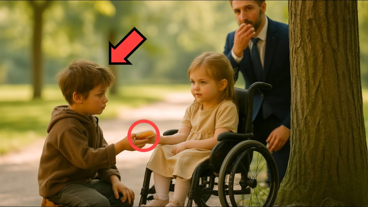 HE FED THE MILLIONAIRE'S DAUGHTER EVERY DAY… UNTIL ONE DAY HE SAW HER AND…