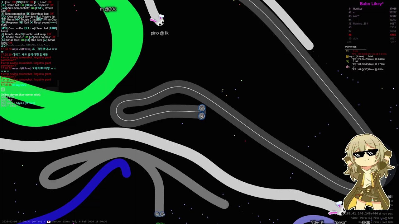 [slither.io] ONE Live _지렁이키우기 [Likey PLAY]