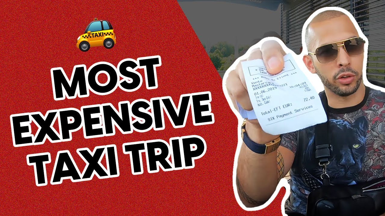 ANDREW TATE - THE MOST EXPENSIVE TAXI TRIP EVER
