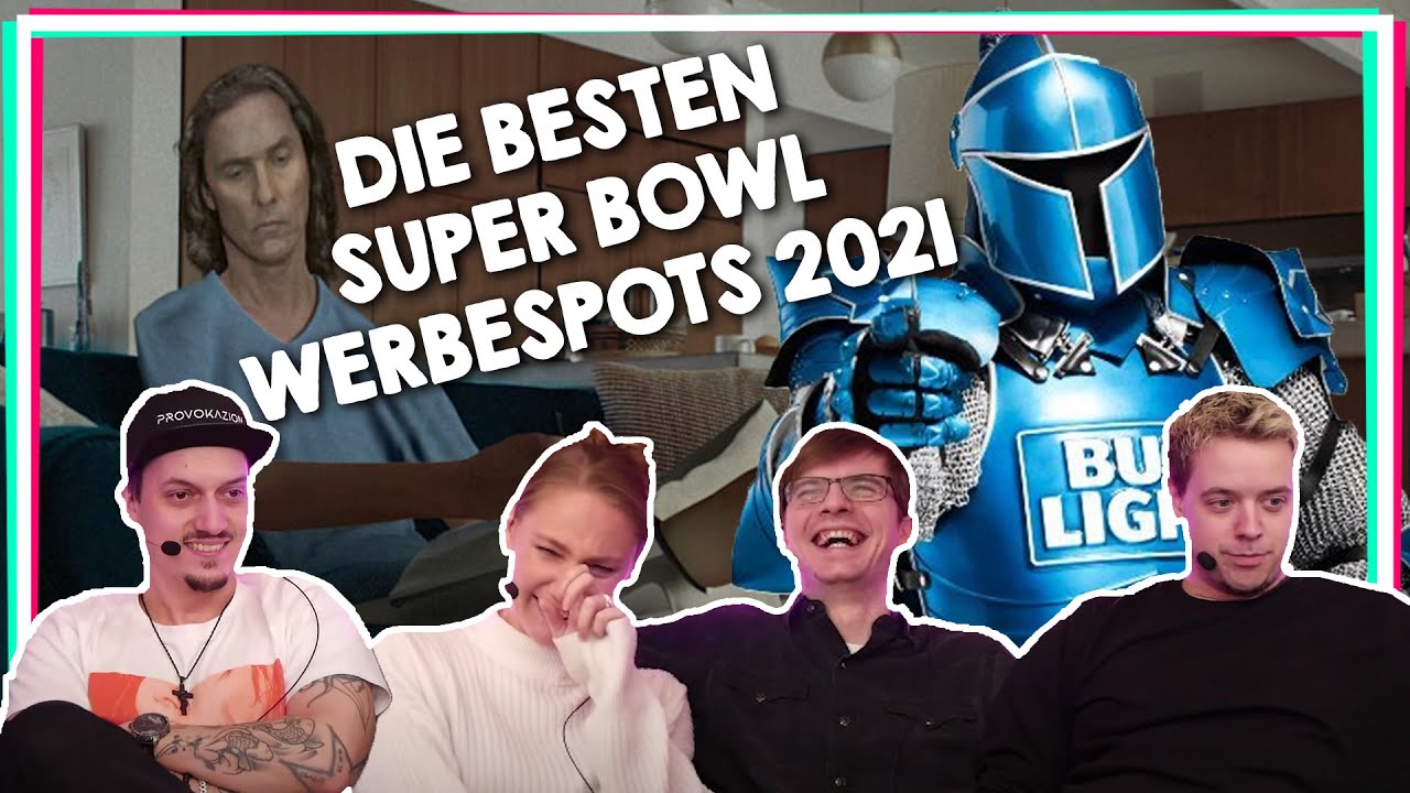 Die BESTEN WERBESPOTS vom Super Bowl 2021 [React]