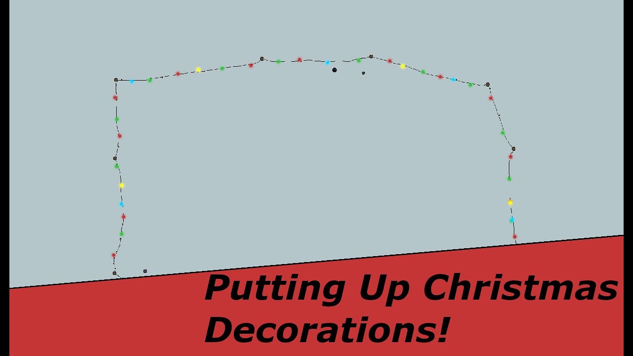 Putting Up Christmas Decorations (Minecraft More)
