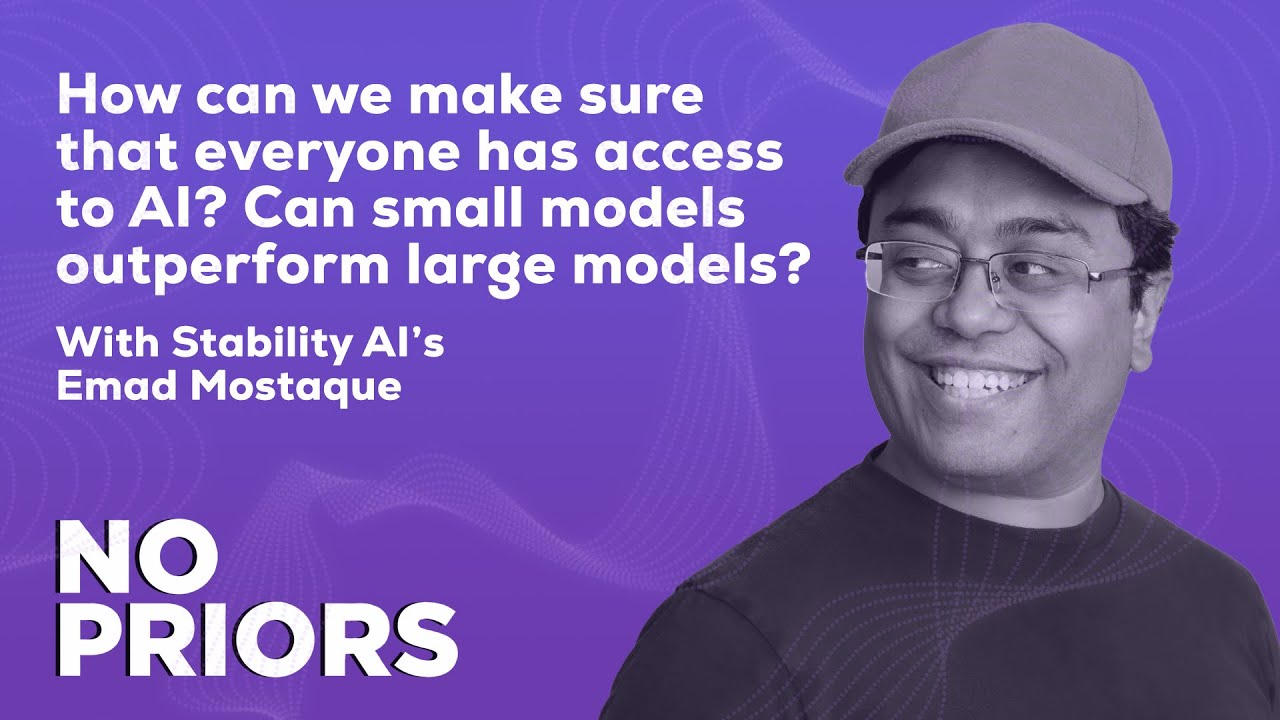 No Priors Ep. 3 | With Stability AI’s Emad Mostaque