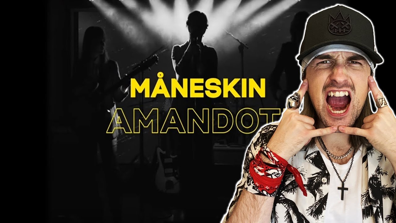 Это круто!... Måneskin - Amandoti (Живое выступление) РЕАКЦИЯ!!!