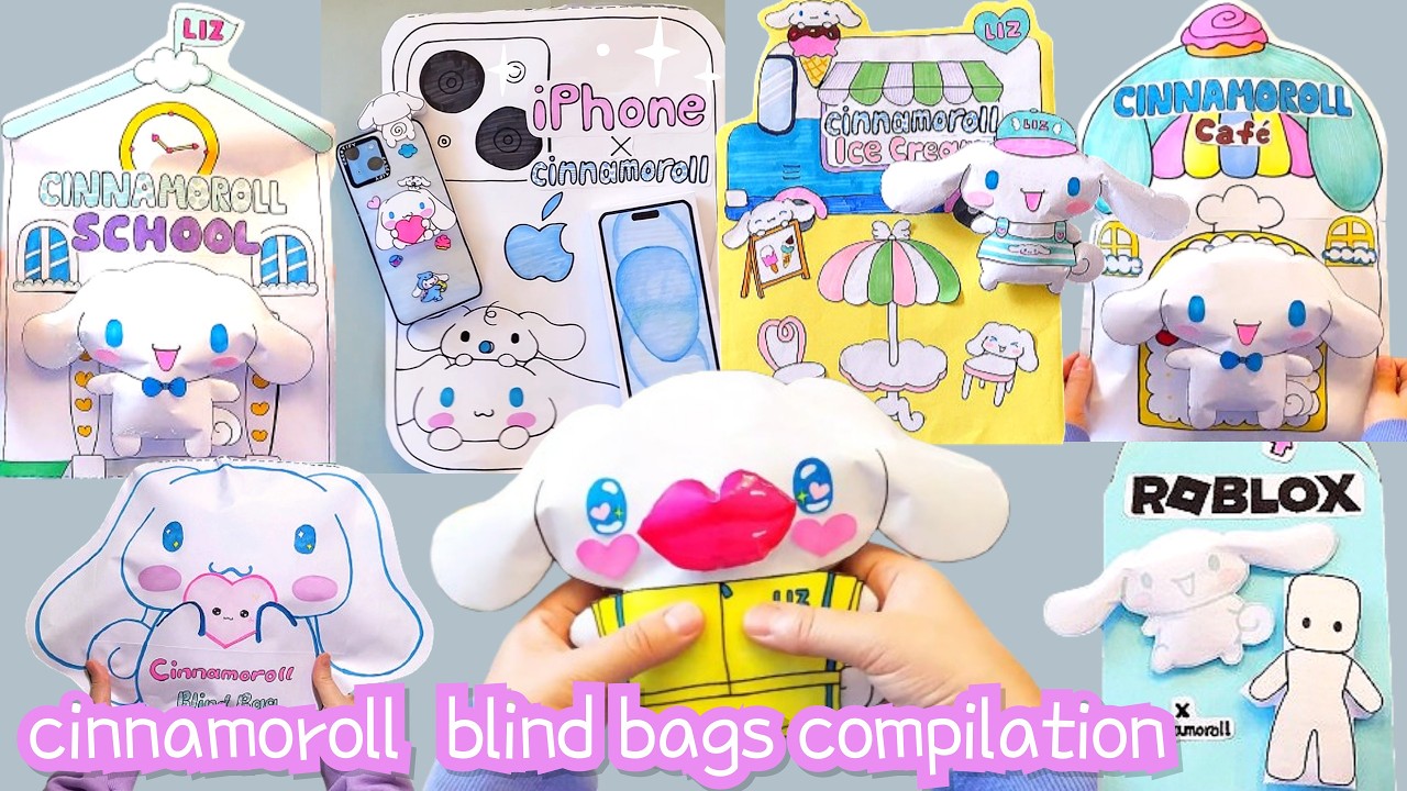 Sanrio Cinnamoroll Blind Bags Unboxing Compilation 💕 산리오 시나모롤 블라인드백 모음