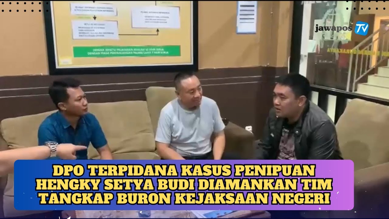DPO TERPIDANA KASUS PENIPUAN DIAMANKAN TIM TANGKAP BURON KEJAKSAAN NEGERI
