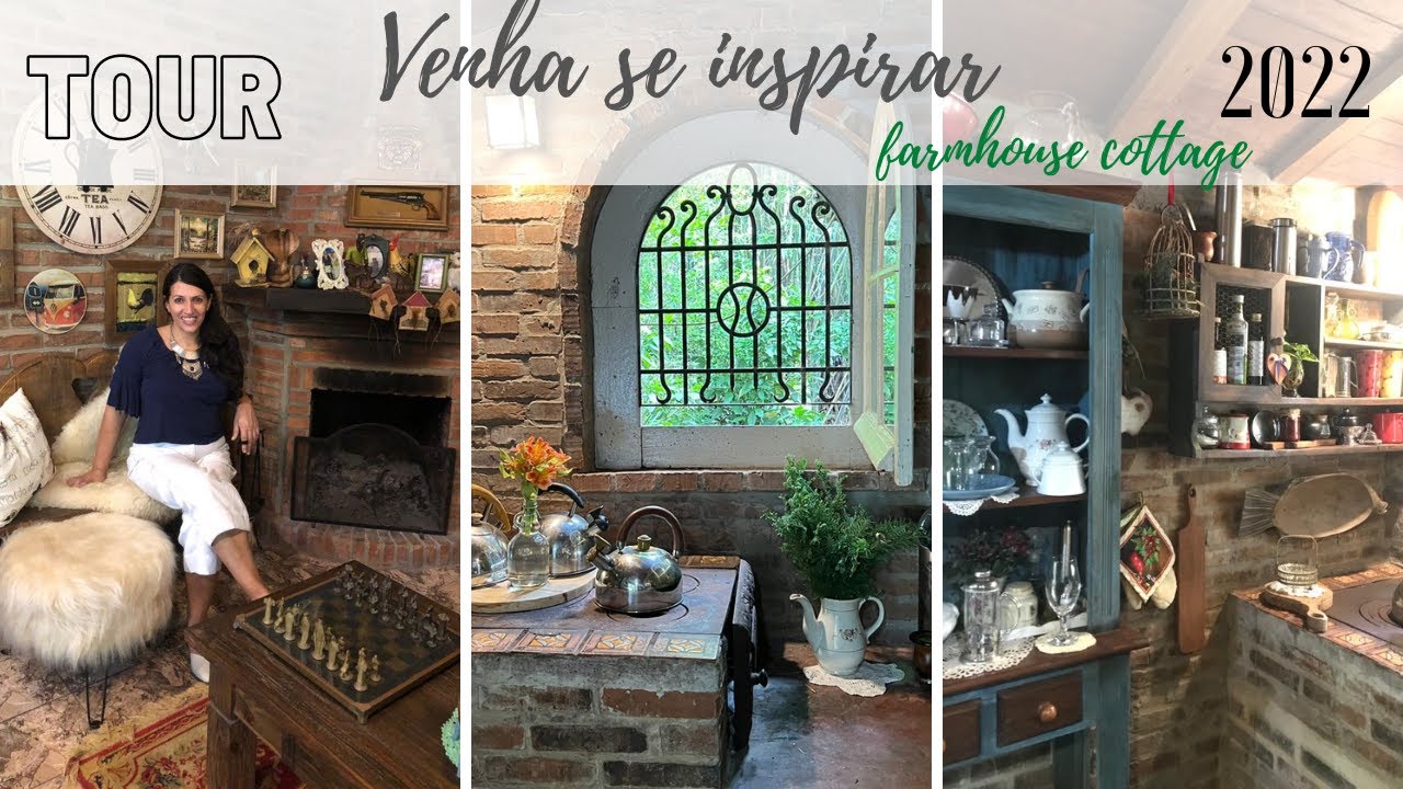 FARMHOUSE TOUR, mostrando todas decorações feita durante o ano/English country cottage
