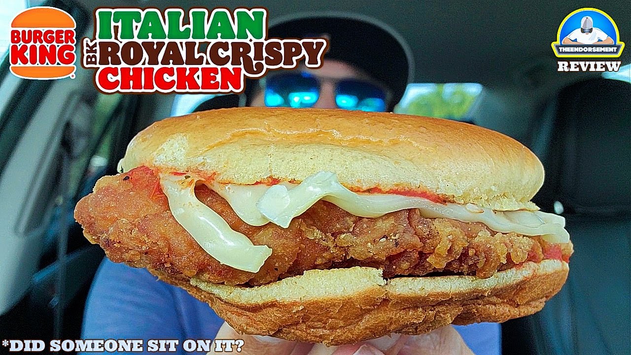 Burger King® Italian Royal Crispy Chicken Sandwich Review! 👑🐔🥪 | theendorsement