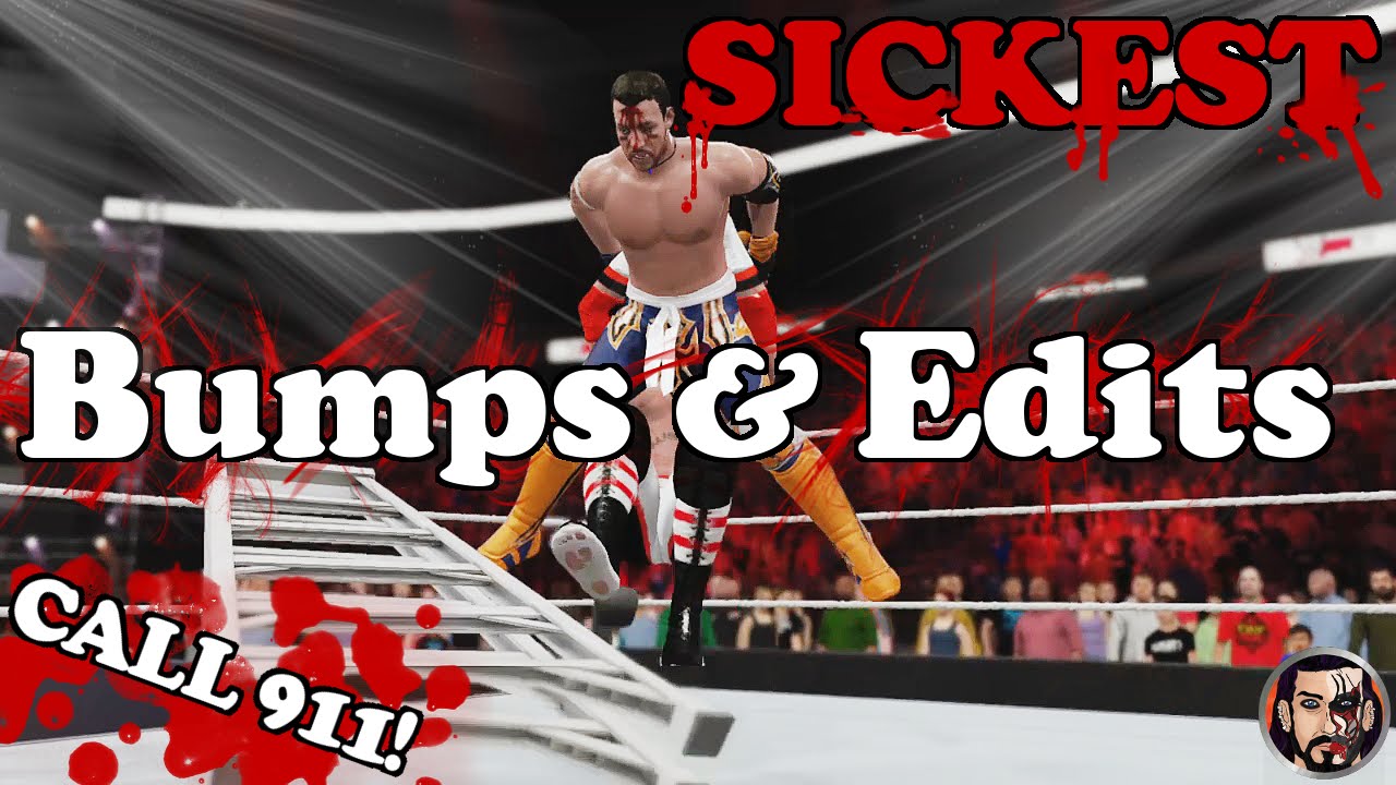 WWE 2K16 - Sickest Bumps & Edits - No Way Out - Extreme Moments must die
