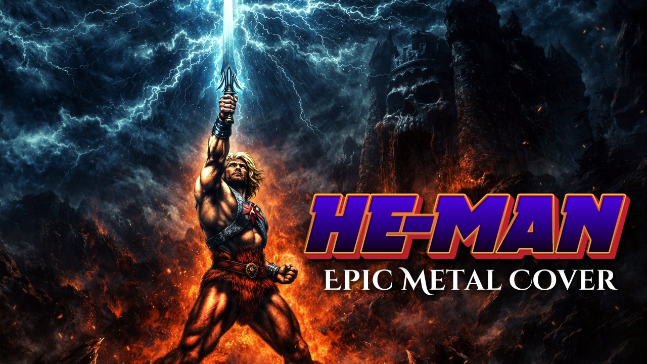 2026 HE-MAN Epic Dark Metal Cover (Masters of the Universe Tribute)
