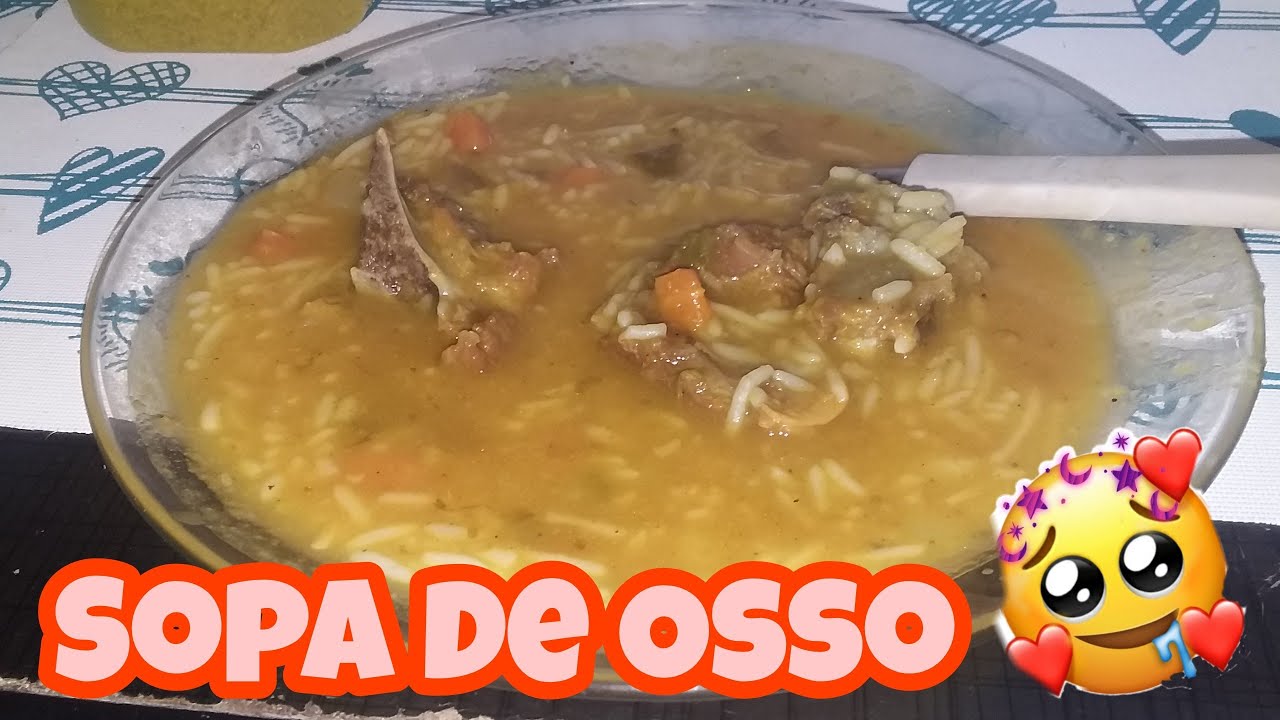 Como Fazer Sopa de Osso com Macarrão é Arroz😋#sopadecarne #jantarrapido #receitasopa #vidareal #like