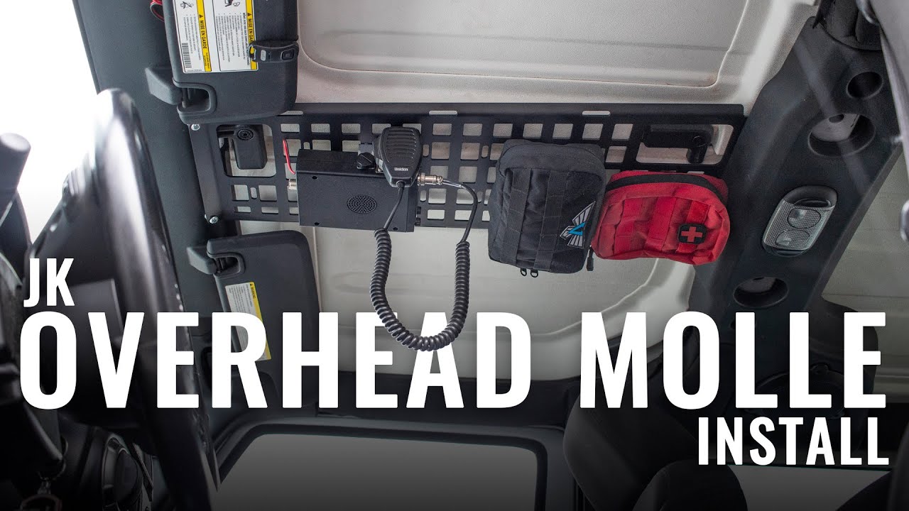 Установка накладной панели MOLLE JK