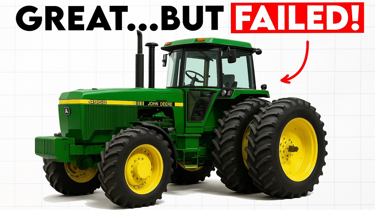 10 тракторов John Deere, которые должны были стать лидерами, но потерпели неудачу!