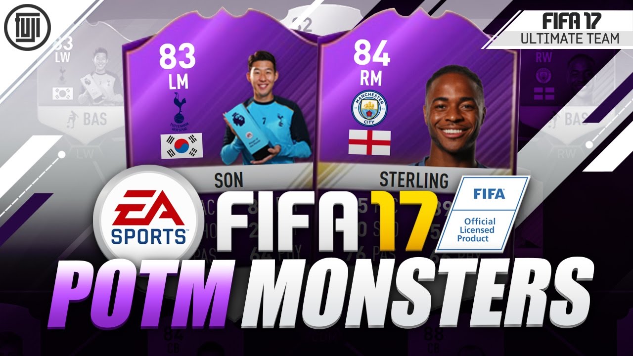 FIFA 17 POTM MONSTER SQUAD!!! - FIFA 17 Ultimate Team