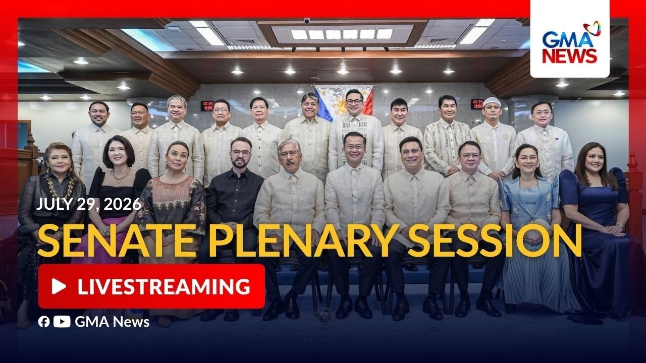 Senate Plenary Session (July 29, 2026) | GMA News