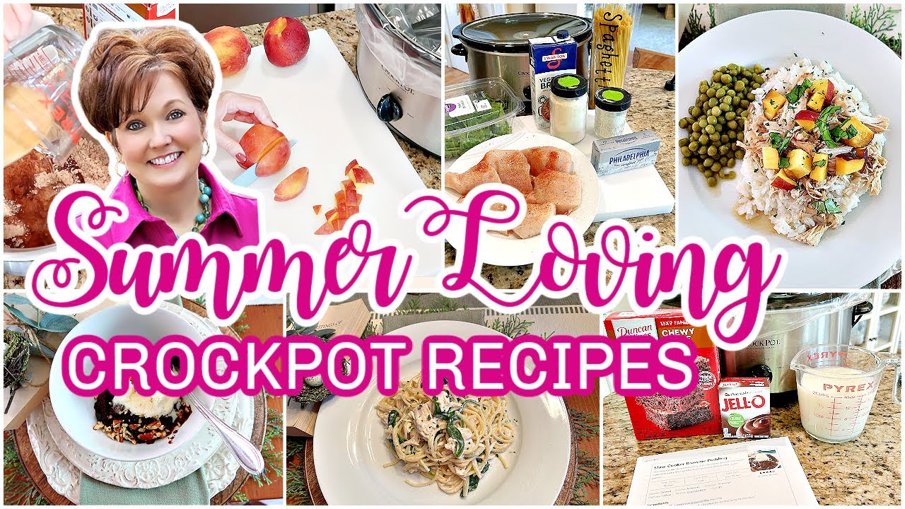 SUMMER LOVING CROCKPOT RECIPES ☀️