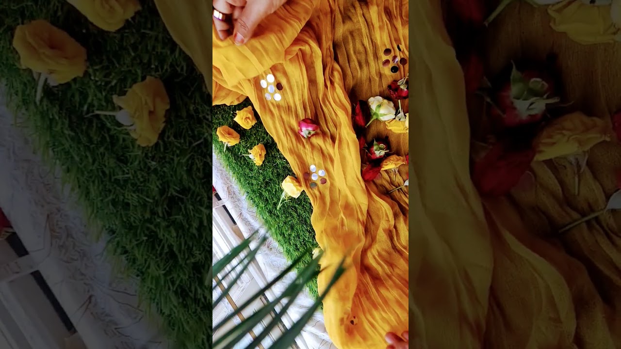 Haldi function instant dupatta ideas 
