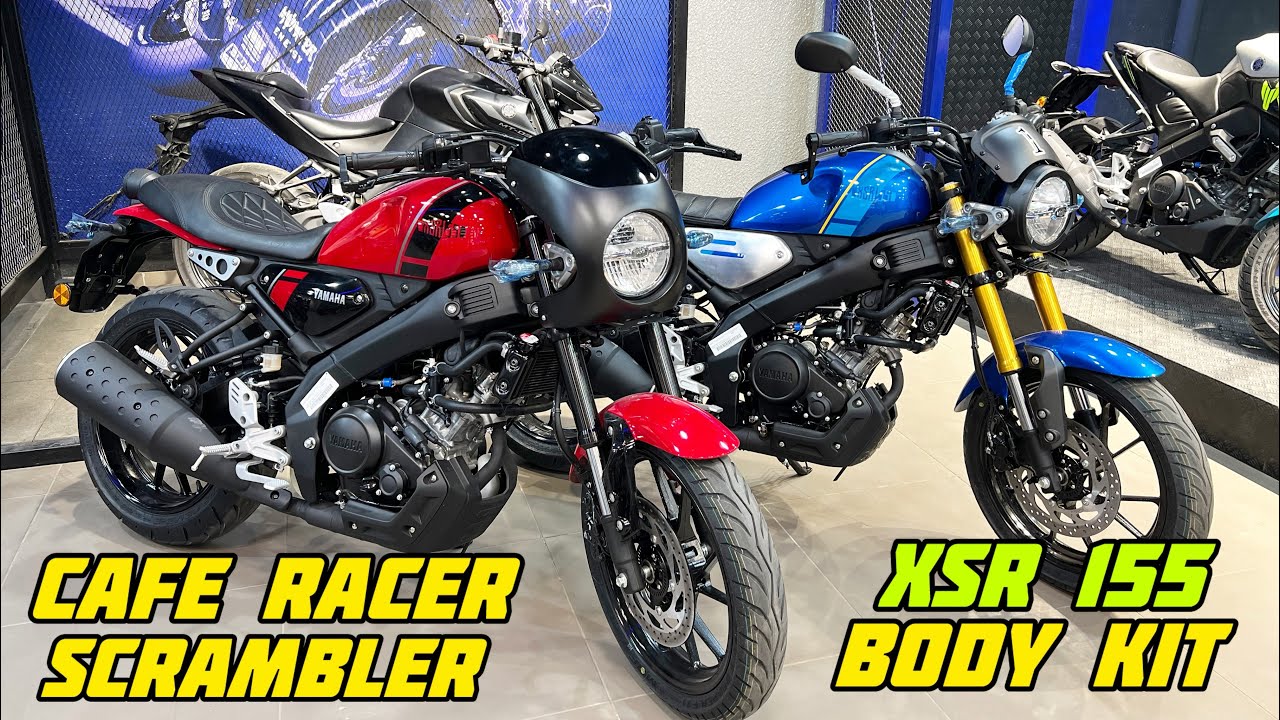 All New Yamaha XSR BODY KIT Details With Price | 2026 Yamaha XSR 155 Cafe Racer Kit & Scrambler Kit 