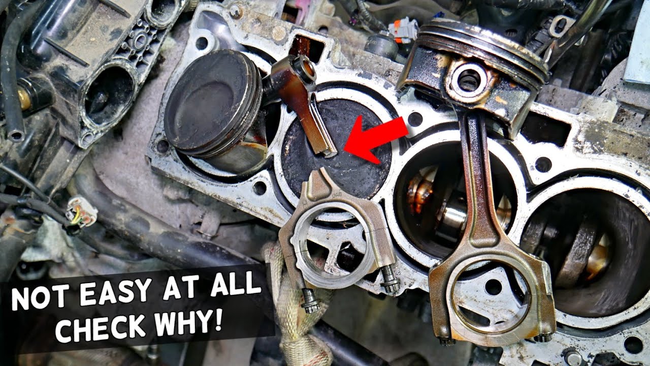 HOW TO REPLACE CONNECTING ROD ON A CAR, HOW TO REMOVE CONNECTING ROD