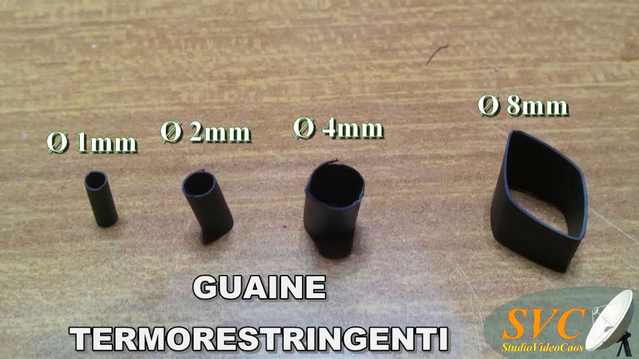 come funziona la GUAINA TERMORESTRINGENTE, rapida dimostrazione