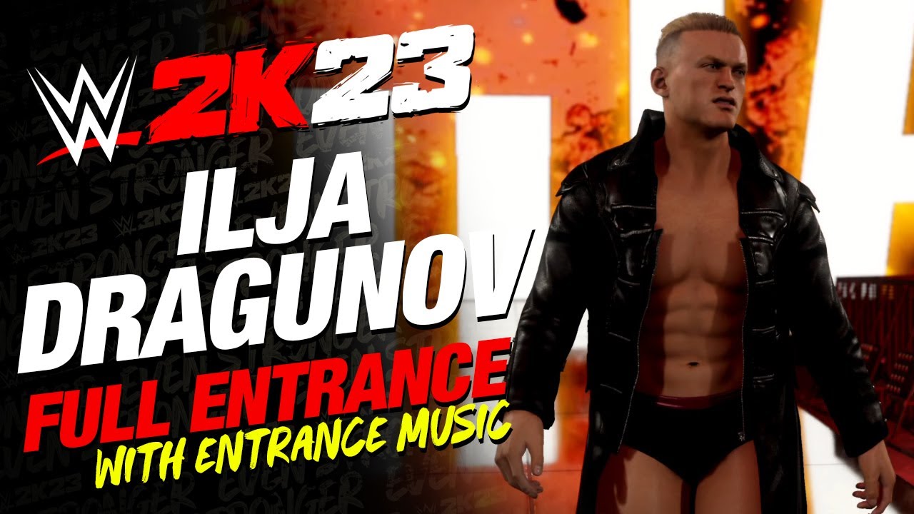 WWE 2K23 ILJA DRAGUNOV ENTRANCE - #WWE2K23 ILJA DRAGUNOV FULL ENTRANCE