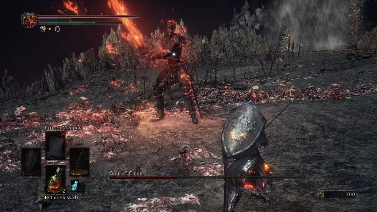 DARK SOULS III No Vigor run Soul of Cinder Tmarkz ( 1st try )