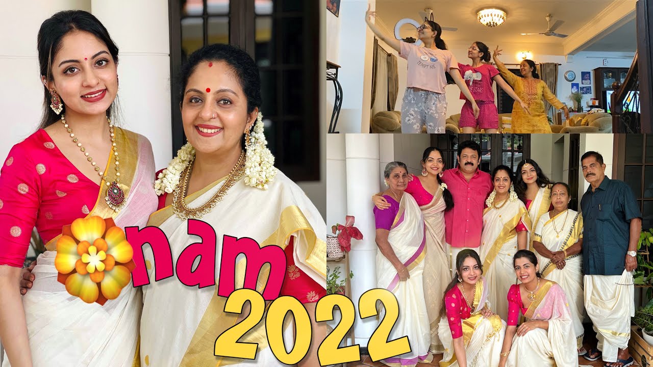 Onam Celebrations 2022 🌸 | Ishaani Krishna with Family.