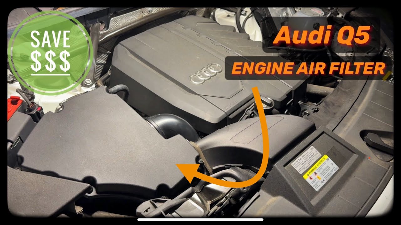 Audi Q5  How To Replace Engine Air Filter 2018 - 2025