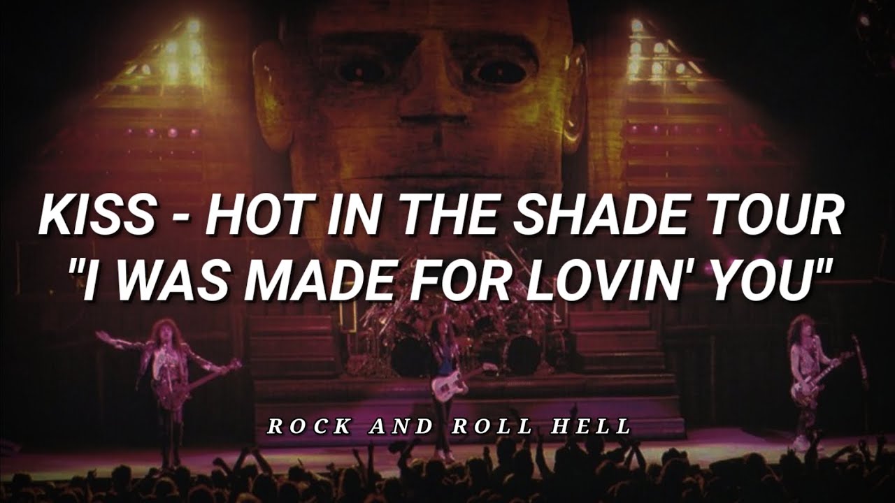 KISS - I Was Made For Lovin' You  | Sub.Español + Lyrics | Hot In The Shade Tour 1990 - Parte 8.