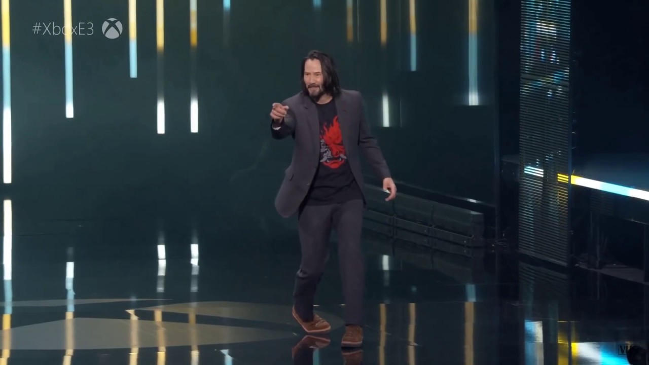 Кияну Ривз (Keanu Reeves) - You&rsquo;re Breathtaking (Ты потрясающий) Cyberpunk 2077 E3 - Best moment