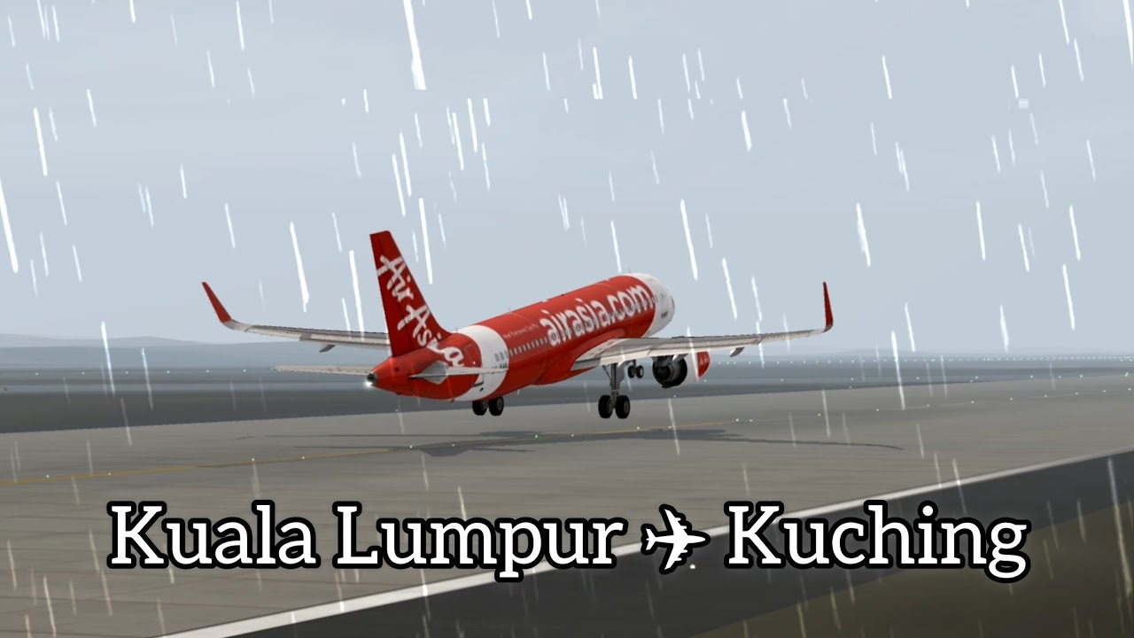 AEROFLY FS GLOBAL | Airasia A320Neo flight from Kuala Lumpur to Kuching