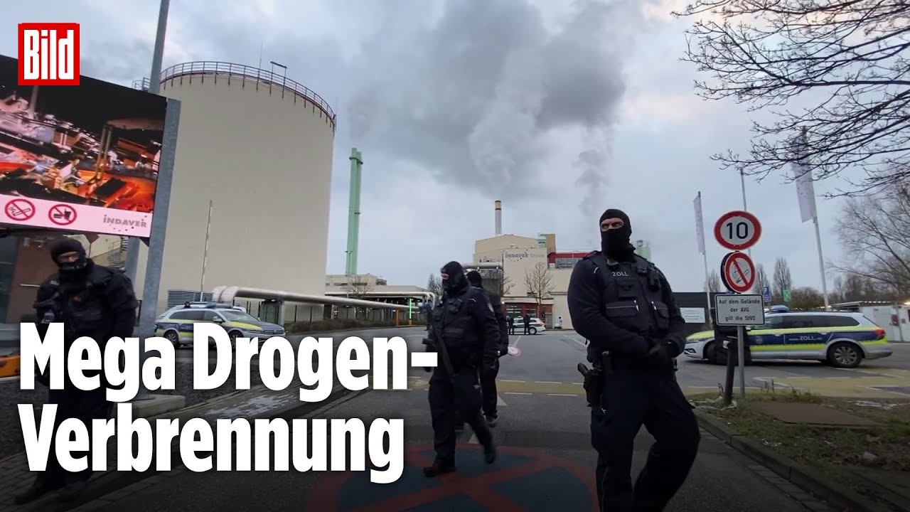 HAMBURG: 1,5 Milliarden Euro Kokain vernichtet