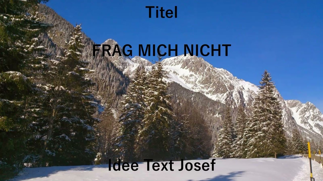 Frag mich nicht