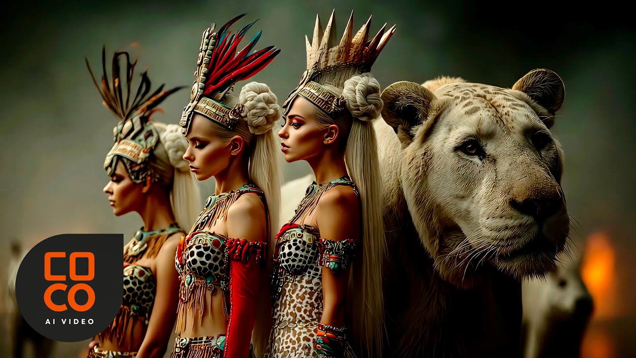 [4K] Primal Safari Beat! (Surreal AI Dance) | Official AI Music & Art Film