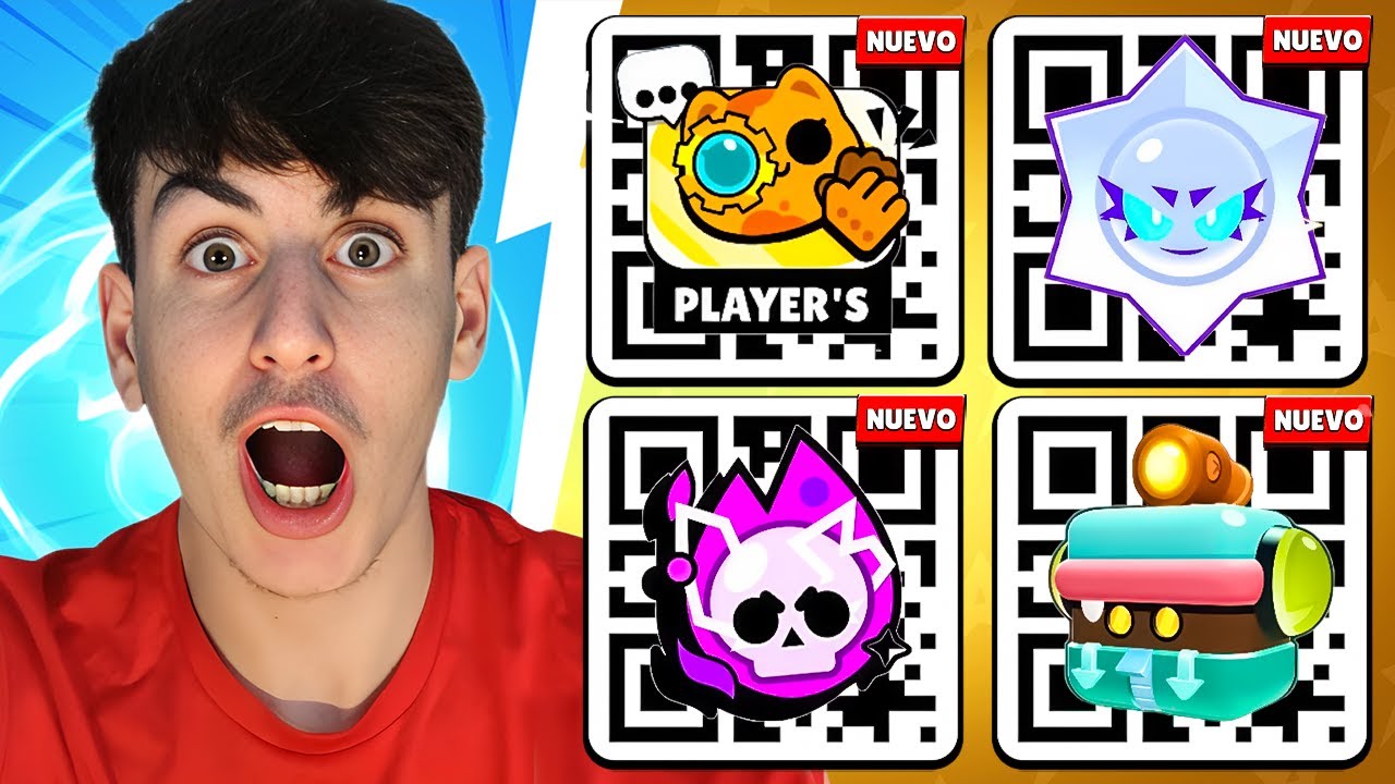 TODOS los NUEVOS CODIGOS QR GRATIS de Brawl Stars!