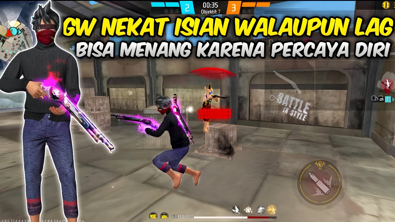 GW NEKAT ISIAN PAS JARINGAN LAG TAPI BISA MENANG KARENA PERCAYA DIRI