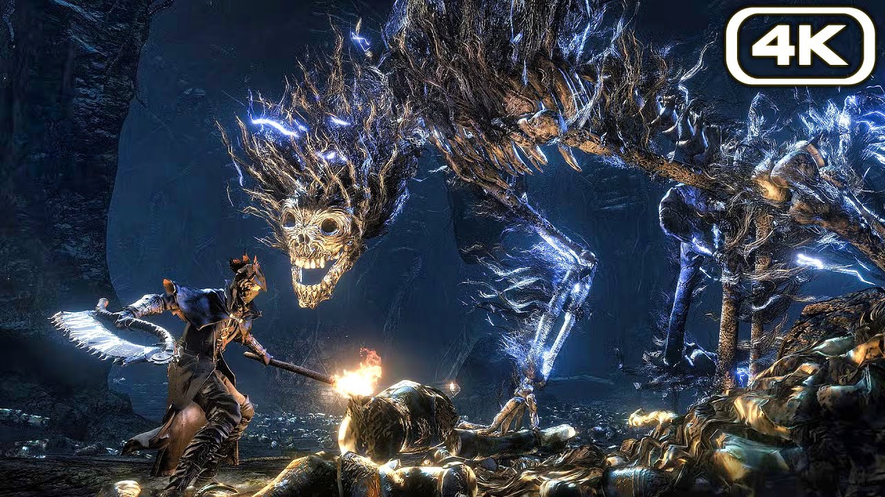 Bloodborne - All Bosses + Ending (4K 60FPS)