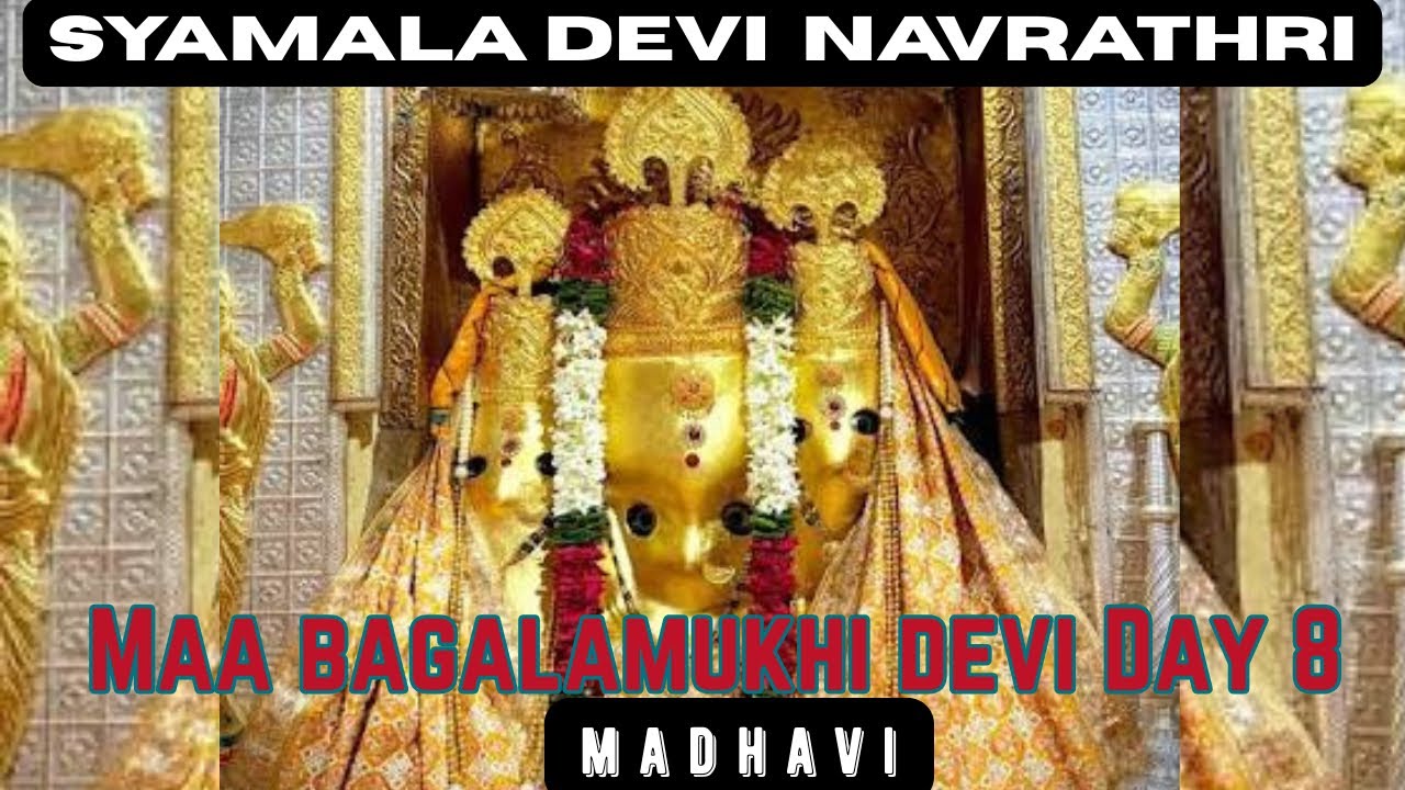 SYAMALA NAVRATHRI_DAY 8 BHAGALAMUKHI MAA