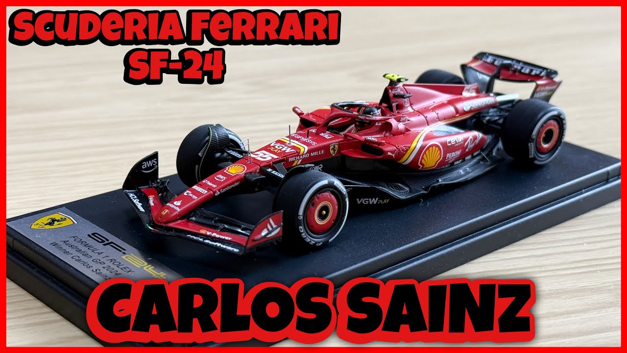 【LookSmart】開幕から3戦目にしてフェラーリ1-2獲得！！【Scuderia Ferrari SF-24 No.55 Australian GP 2024 Carlos Sainz】