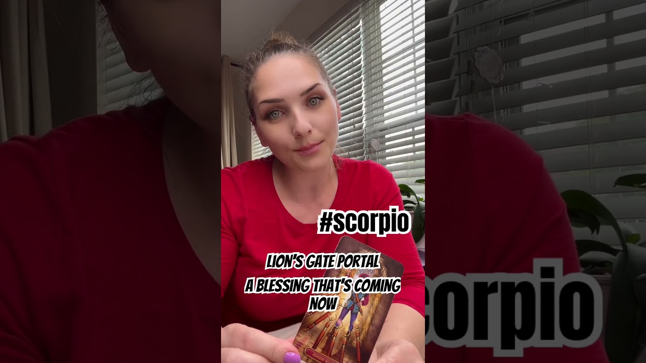#SCORPIO A BLESSING THAT&rsquo;S COMING NOW! #tarotvictoria