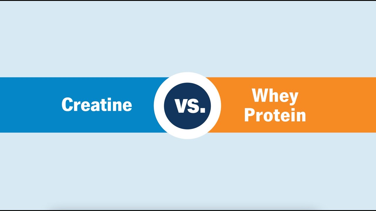 Creatine vs. Whey Protein: Which Works Better?
