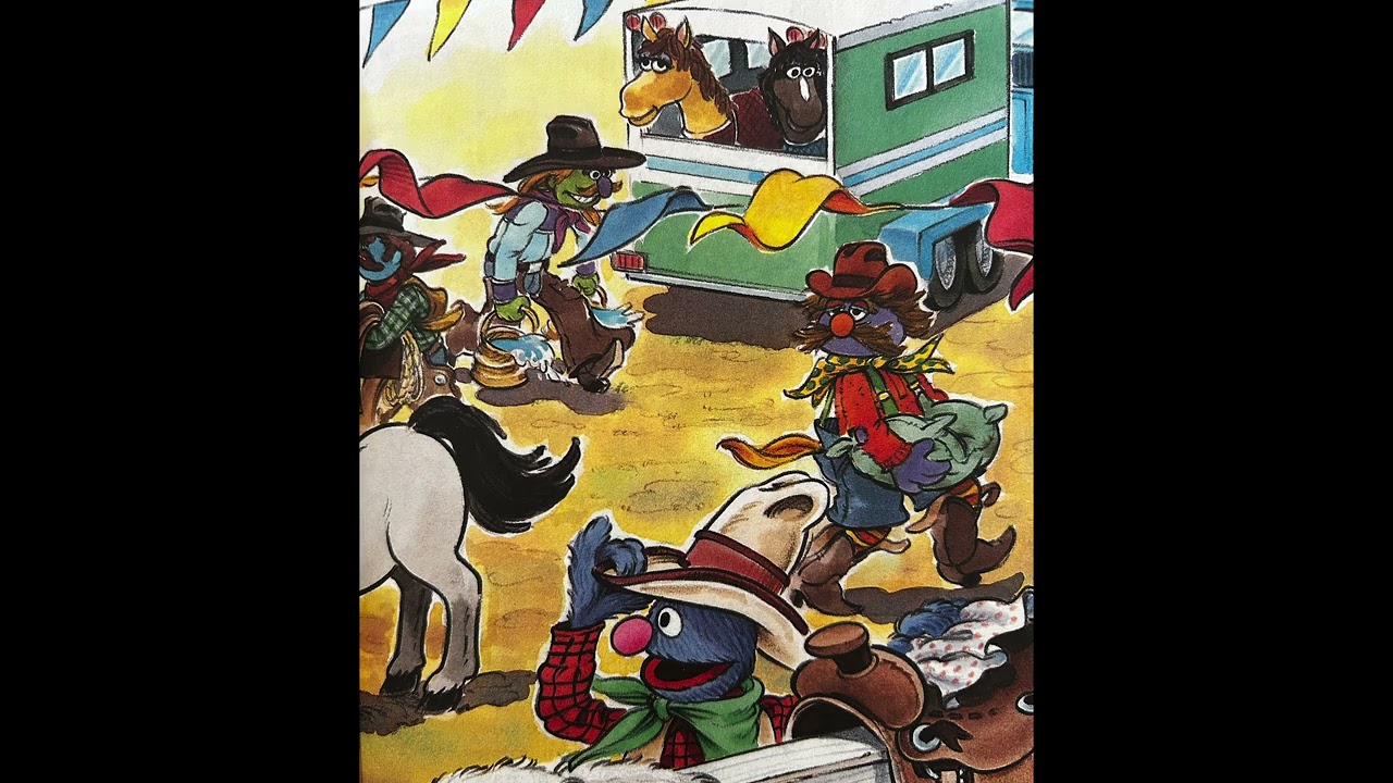Sesame Streets “I want to be a cowboy” a little golden book